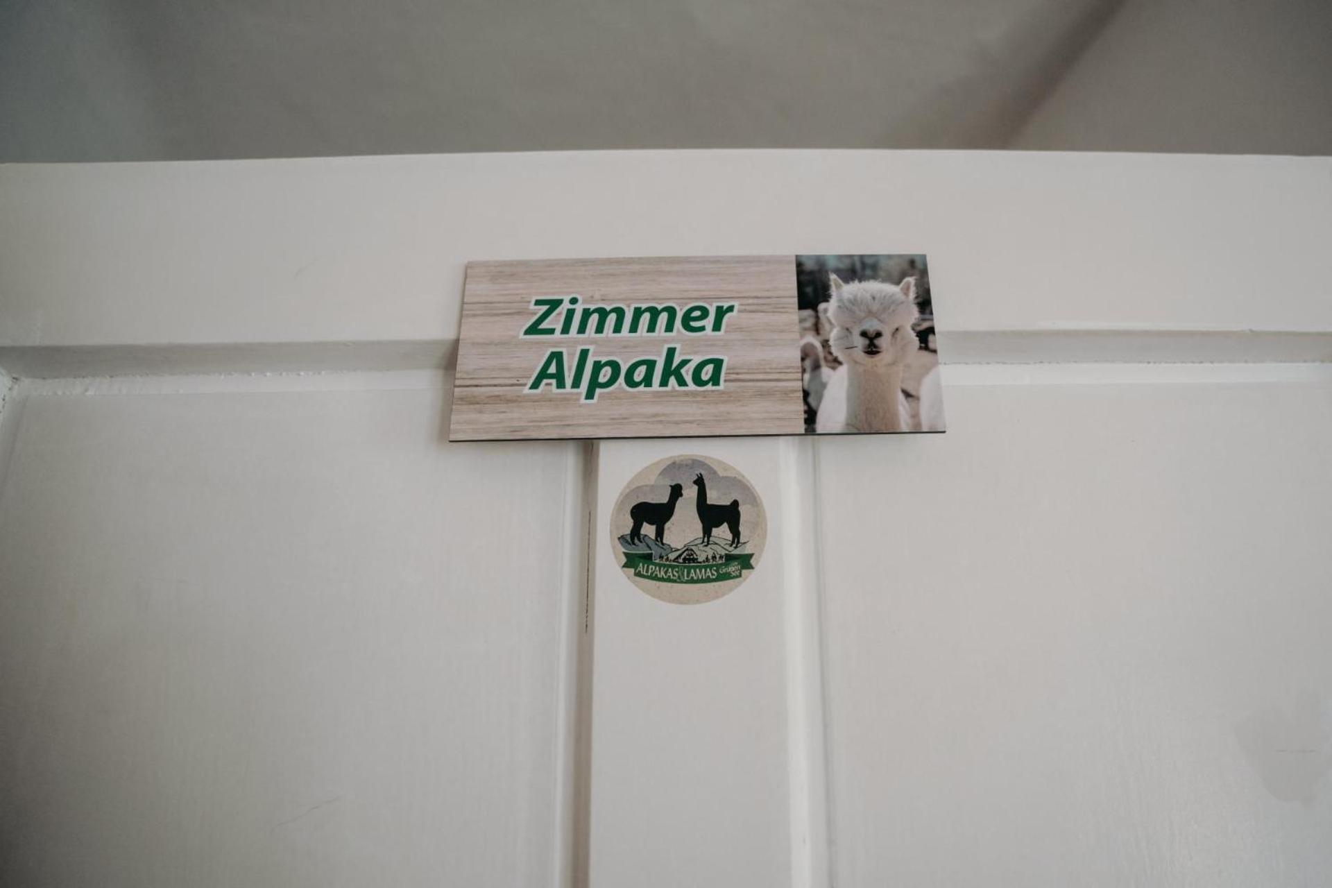 Alpakas, Lamas Und Rentiere Zum Gruenen See Grossdorf  Buitenkant foto